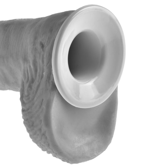 King Cock 28 Cm Hollow Strap-on Suspender System - Flesh - UABDSM