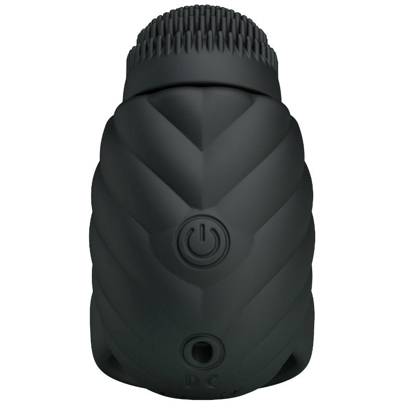 Pretty Love Male - Rotating And Teaser Rechargeable Cockring Florence - Black - UABDSM