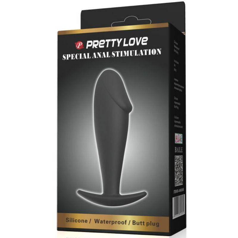 Pretty Love Silicone Anal Plug Penis Design - UABDSM
