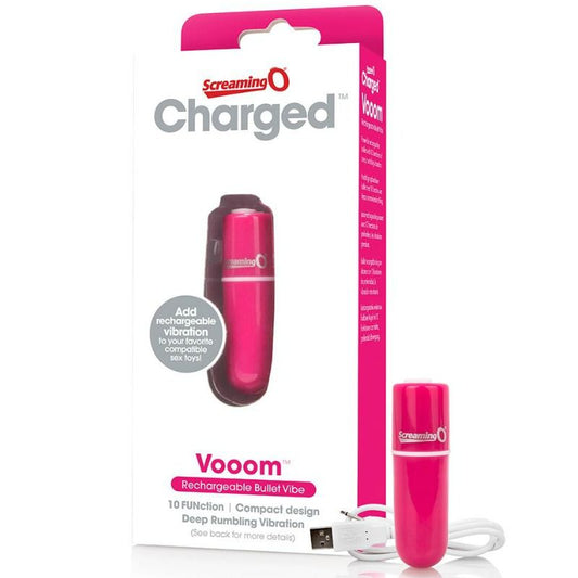 Screaming O Rechargeable Vibrating Bullet Vooom Pink Screaming O Rechargeable Vibrating Bullet Vooom Pink - UABDSM