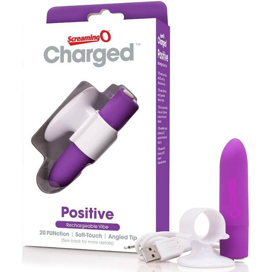 Screaming O Rechargeable Massager - Positive.- Purple Screaming O Rechargeable Massager - Positive.- Purple - UABDSM