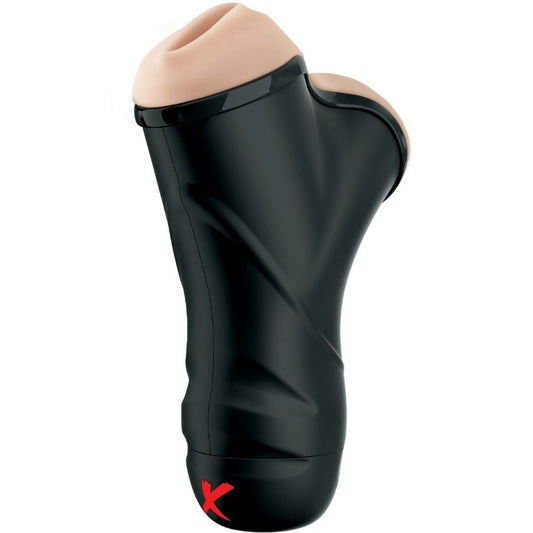 Pdx Elite Double Penetration Vibrating Stroker - UABDSM