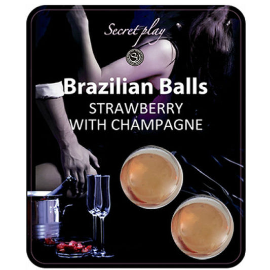 Secretplay Strawberry And Champagne Brazilian Balls Set Secretplay Strawberry And Champagne Brazilian Balls Set - UABDSM