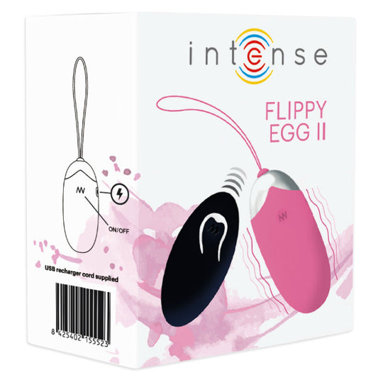 Intense Flippy Ii Vibrating Egg With Remote Control Pink - UABDSM