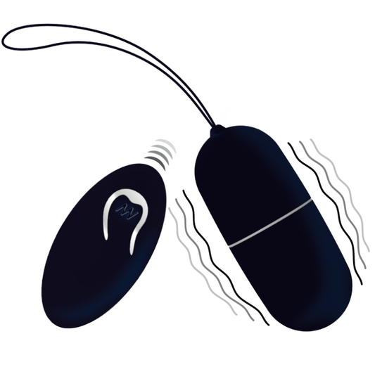 Intense Flippy I Vibrating Egg With Remote Control Black Intense Flippy I Vibrating Egg With Remote Control Black - UABDSM