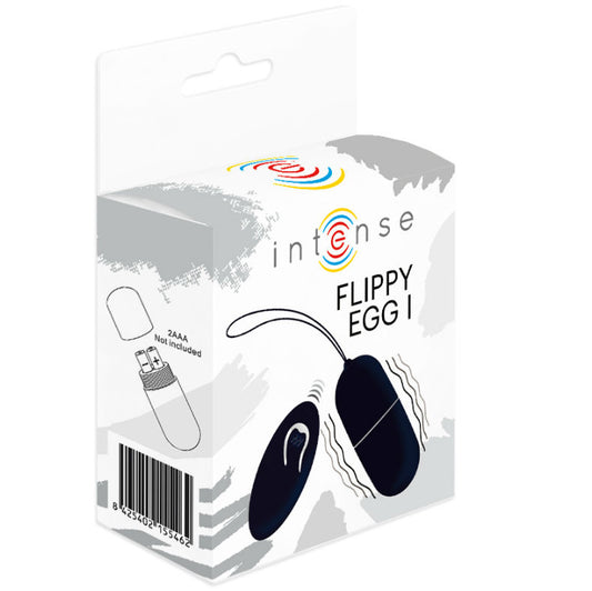 Intense Flippy I Vibrating Egg With Remote Control Black - UABDSM