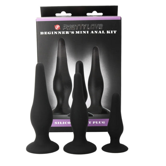 Pretty Bottom - Begginers Anal Kit Silicone Plugs - UABDSM