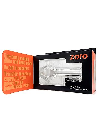 Perfectfit Zoro Knight Hollow Strap On 6 Inch - UABDSM