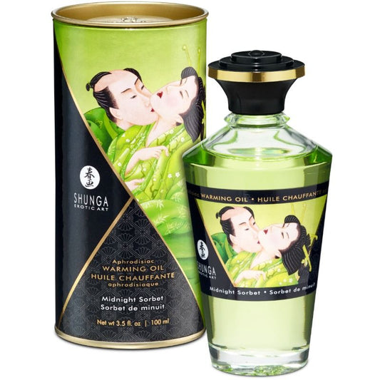 Shunga Aphrodisiac Warming Oil Midnight Sorbet 100 Ml Shunga Aphrodisiac Warming Oil Midnight Sorbet 100 Ml - UABDSM