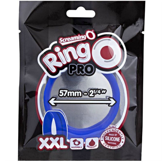 Screaming O Ringo Pro Xxl Cock Ring - Blue - UABDSM