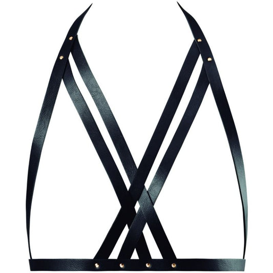 Bijoux Indiscrets Maze Halter Bra Harness Black Bijoux Indiscrets Maze Halter Bra Harness Black - UABDSM