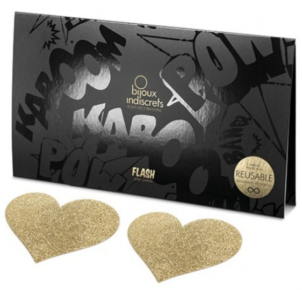 Bijoux Indiscrets Flash Heart Gold - UABDSM