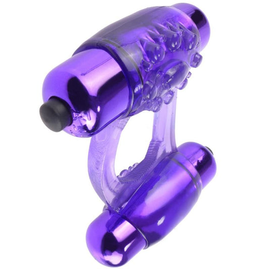 Fantasy C-ringz Duo-vibrating Super Ring Purple - UABDSM