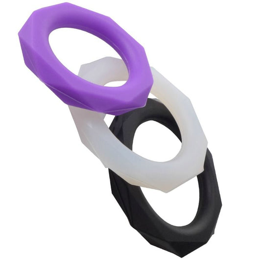 Fantasy C Ringz Silicone Designer Stamina Set Fantasy C Ringz Silicone Designer Stamina Set - UABDSM