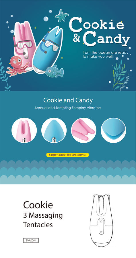 Svakom - Candy Special Stimulator Foreplays Blue - UABDSM