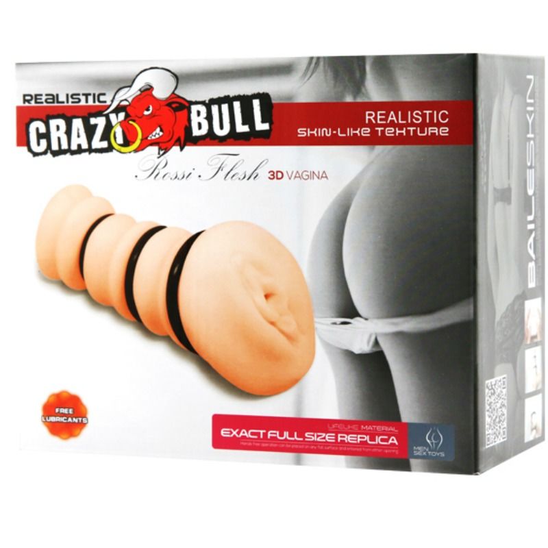 Crazy Bull - Masturbating Sleeve With Rings - Vagina Model 2 - UABDSM
