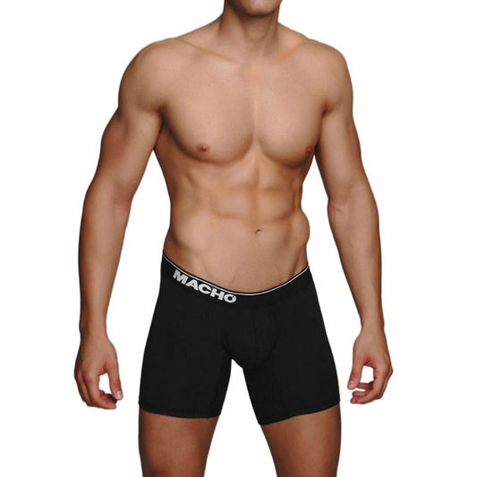Macho - Mc087 Large Boxer Black Size S Macho - Mc087 Large Boxer Black Size S - UABDSM