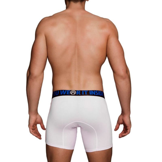 Macho - Ms077 Sport Long White Boxer Size S - UABDSM