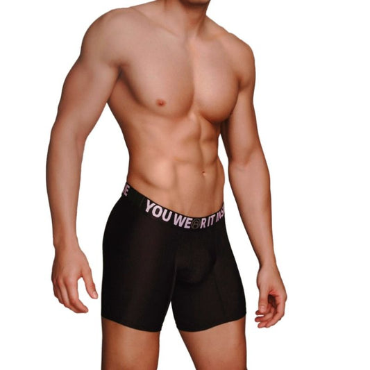Macho - Ms077 Sport Long Black Boxer Size S Macho - Ms077 Sport Long Black Boxer Size S - UABDSM