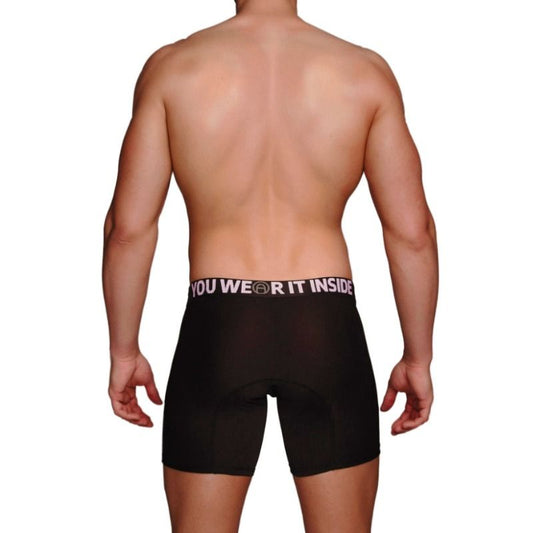 Macho - Ms077 Sport Long Black Boxer Size S - UABDSM