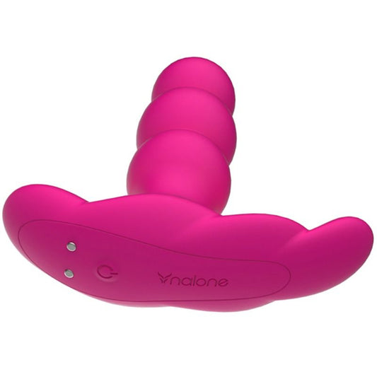 Nalone - Pearl Anal Vibrator With Remote Control Black - UABDSM