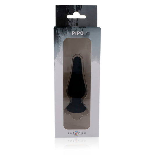 Intense Anal Plug Pipo M Silicone Black 11 Cm - UABDSM