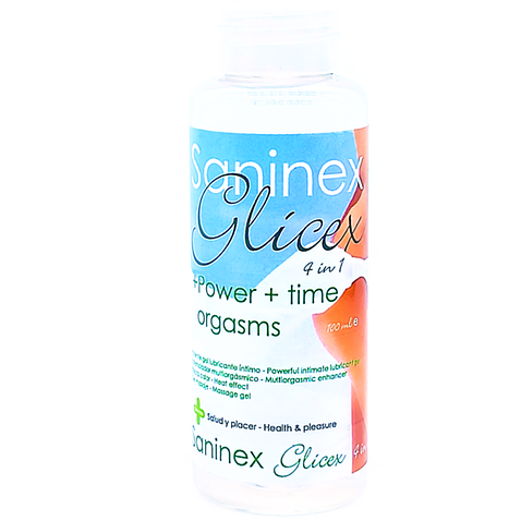 Saninex Extra Lubricant Glicex 4 In 1 + Power + Time 100ml - UABDSM