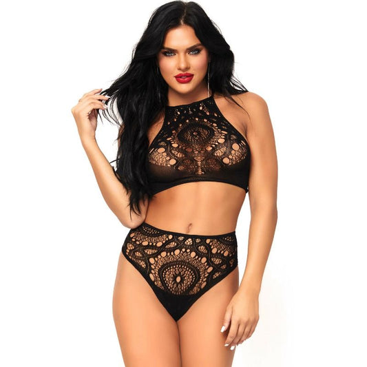 Leg Avenue 2 Pieces Set Top And Panties M/l Leg Avenue 2 Pieces Set Top And Panties M/l - UABDSM