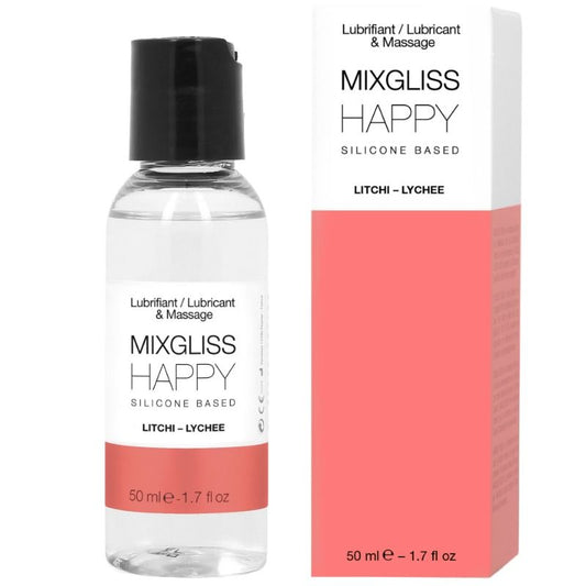 Mixglis Happy Silicone Lubricant Litchi 50 Ml Mixglis Happy Silicone Lubricant Litchi 50 Ml - UABDSM