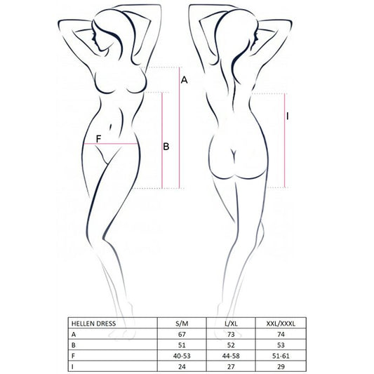 Passion Woman Hellen Dress And Thong S/m - UABDSM