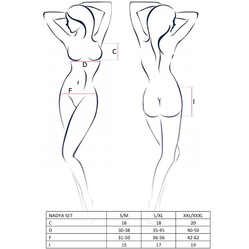 Passion Woman Nadya Set L/xl - UABDSM