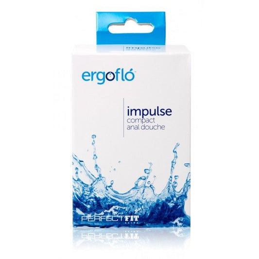 Perfectfit Ergoflo Impulse Anal Douche - Black - UABDSM
