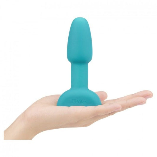 B-vibe Rimming Petite Remote Control Plug Teal - UABDSM