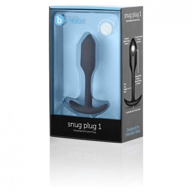 B-vibe Snug Plug 1 Black - UABDSM