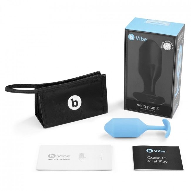 B-vibe Snug Plug 3 Teal - UABDSM