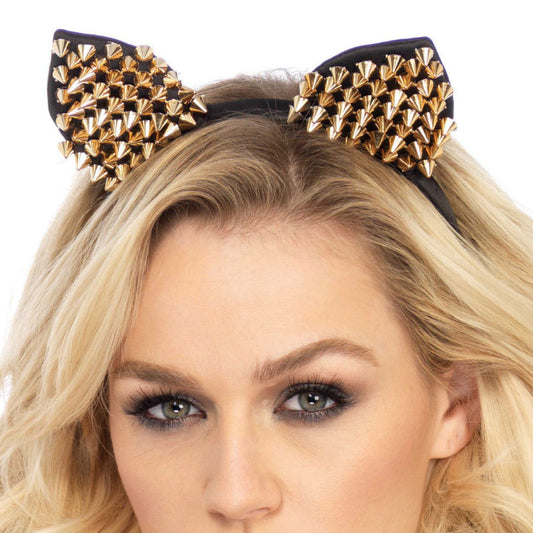 Leg Avenue Headband With Studded Cat Ears Leg Avenue Headband With Studded Cat Ears - UABDSM
