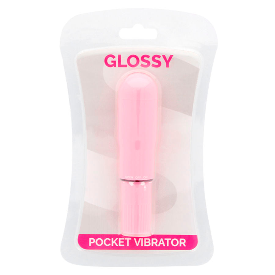 Glossy Pocket Vibrator Pink - UABDSM