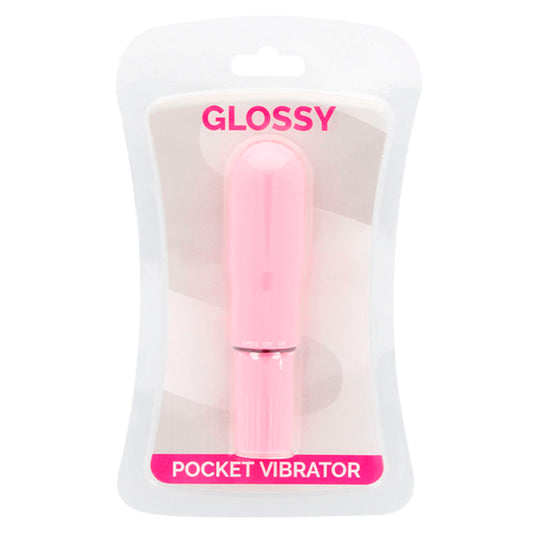 Glossy Pocket Vibrator Pink - UABDSM