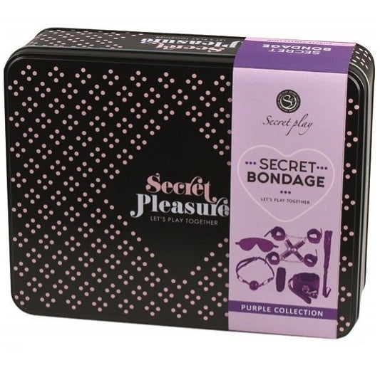 Secretplay Bdsm Set 8pcs Purble /black. - UABDSM