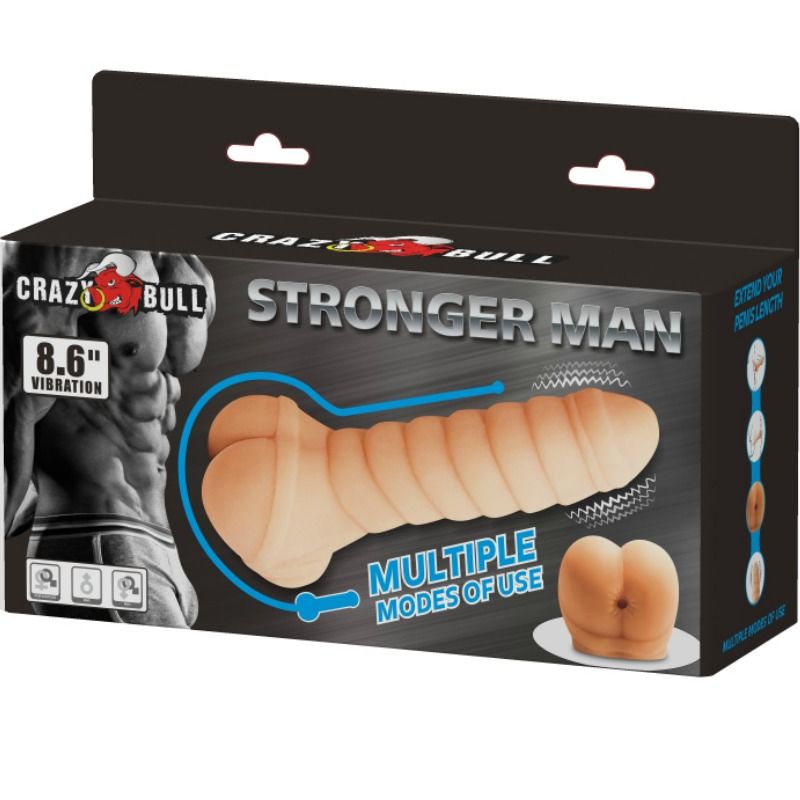 Crazy Bull - Multifunctional Penis 21.8 Cm - UABDSM