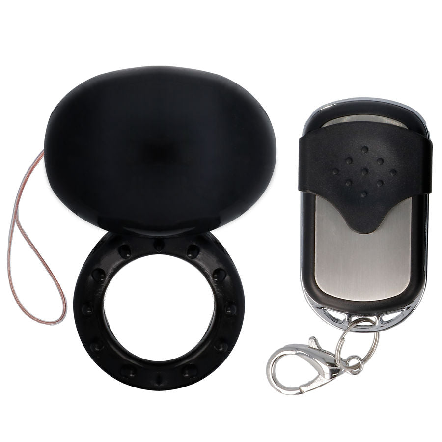 Spirit Vibrating Remote Control Cock Ring Black - UABDSM