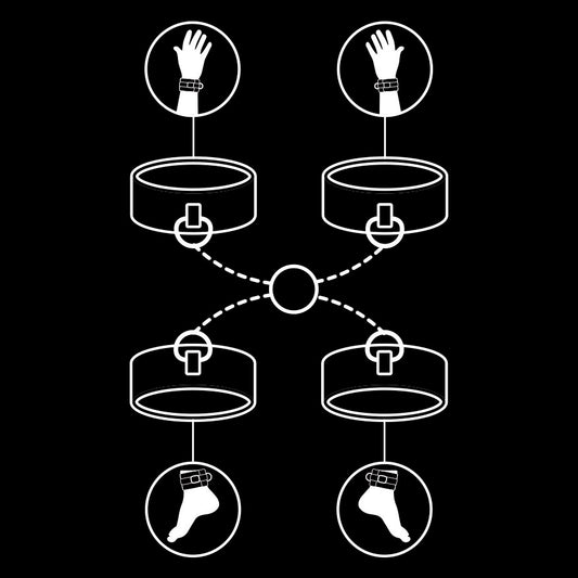 Fetish Submissive Hogtie And Cuff Set - UABDSM