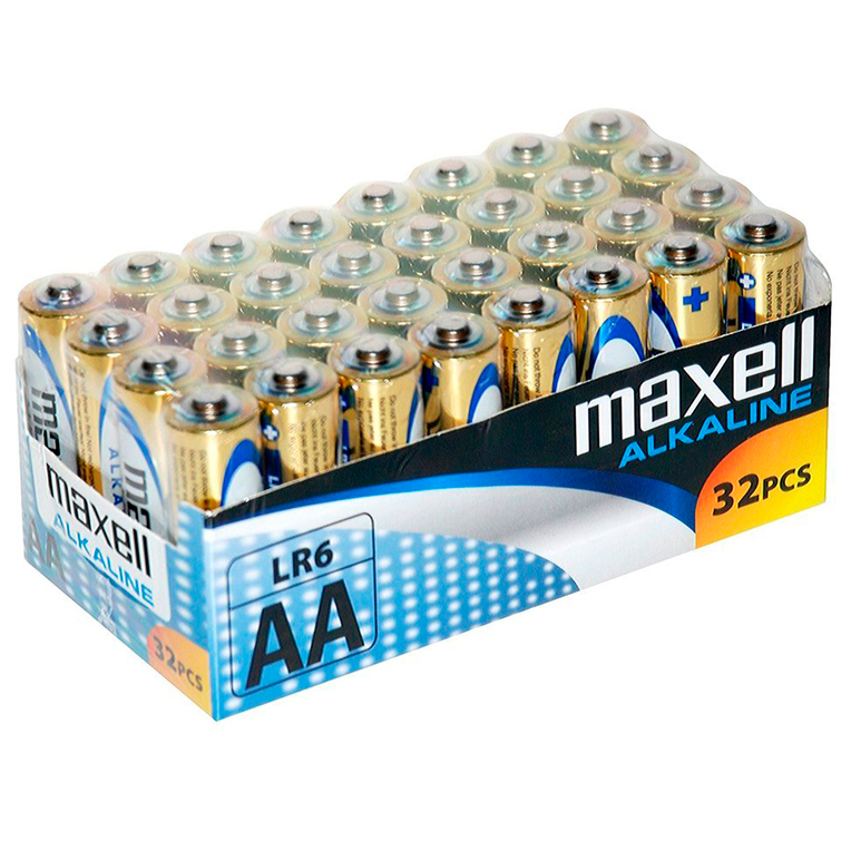 Maxell Battery Alcalina Aa Lr6 Pack*32 Uds - UABDSM