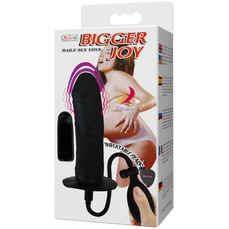 Bigger Joy Inflatable And Vibrating Pennis 16 Cm - UABDSM