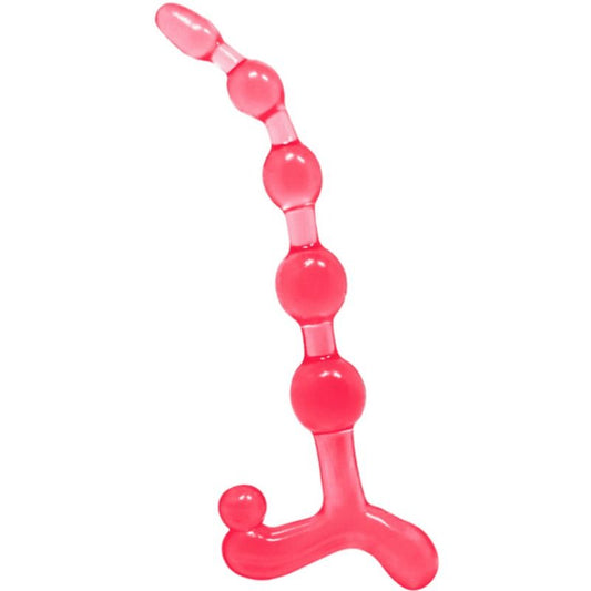 Bendy Twist Anal Beads Red Bendy Twist Anal Beads Red - UABDSM
