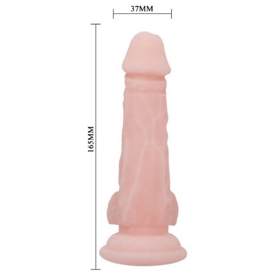 Baile Super Dildo Realistic Dildo Flesh 16.5 Cm - UABDSM