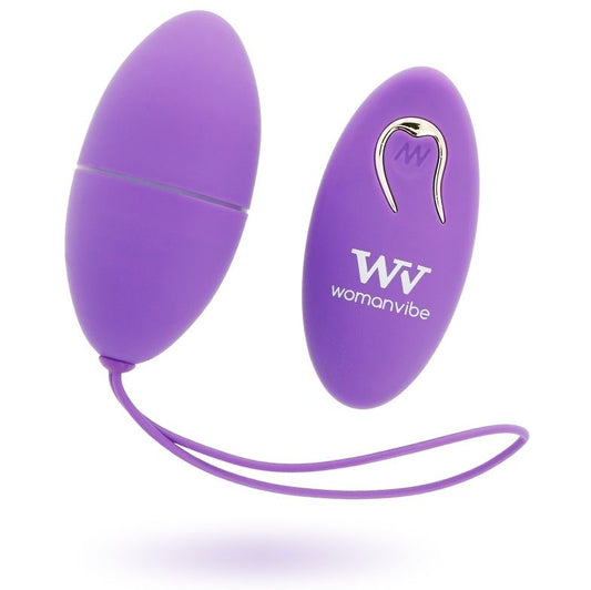 Womanvibe Alsan Egg Remote Control Black Silicone Purple Womanvibe Alsan Egg Remote Control Black Silicone Purple - UABDSM