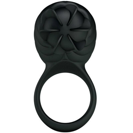 Pretty Love Frances Rotating And Teaser Cock Ring Black - UABDSM
