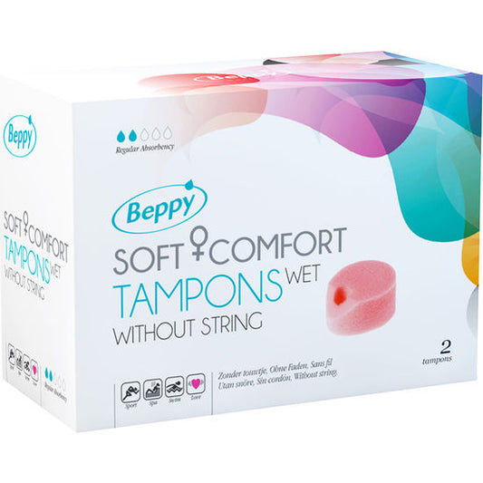 Beppy Soft Comfort Tampons Wet 2units Beppy Soft Comfort Tampons Wet 2units - UABDSM