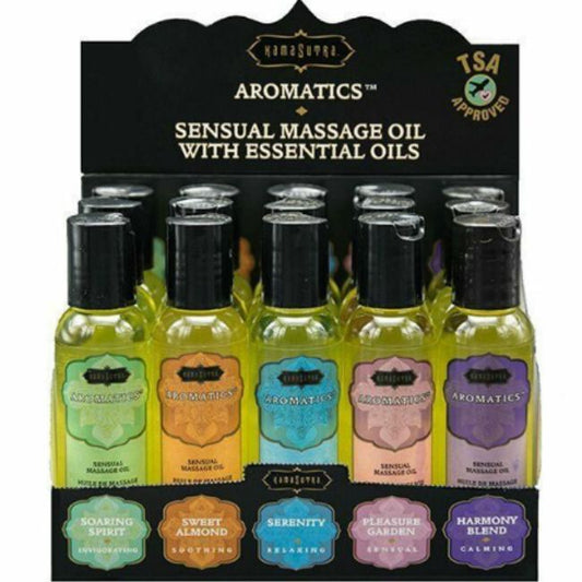 Kamasutra 15 Massage Oils + Display Box Kamasutra 15 Massage Oils + Display Box - UABDSM